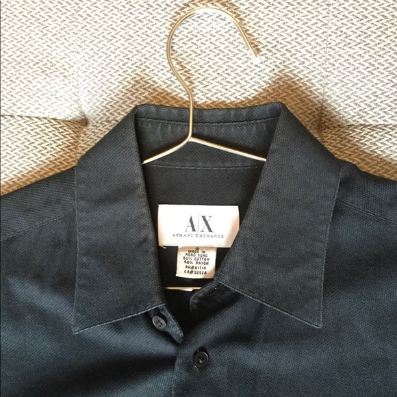 Armani Exchange basic black shirt - Picture 2 of 4